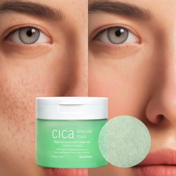 Ampoule Korean Toner Pads Centella Asiatica Extract Deep Hydration Quick Calming - Picture 6 of 12